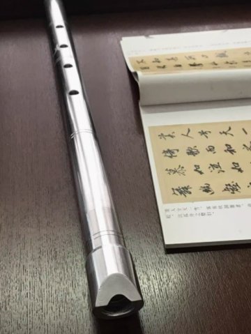 5穴尺八金属尺八アルミ合金尺八8穴フルート金属フルート唐口フルート尺八D管-01 1
