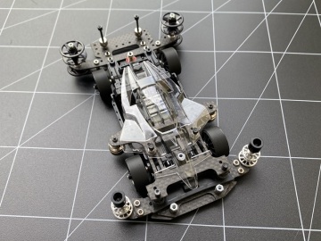 ☆ 限定 新車 MSシャーシ ☆ タミヤ ミニ四駆 フレキ フレキシブル 完成マシン フルカスタム ウイニングバード フォーミュラー 仕様