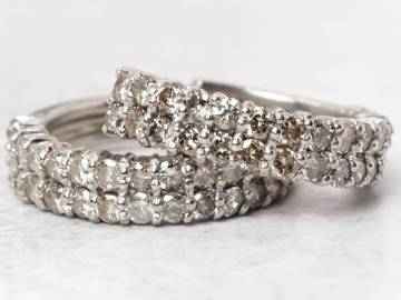 【8737M】Pt900 天然ダイヤモンド 計1.00ct/0.50ct/0.50ct/5.0g ピアス