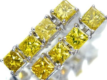 1円～【ジュエリー極】極上品 超豪華！極上天然アップルグリーンダイヤモンド2.58ct 超高級K18WGピアス a3010sitkix【送料無料】
