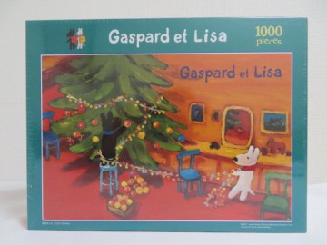ジグソーパズル　1000ピース　Gaspard et Lisa ツリーの準備