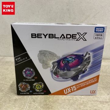 1円〜 未開封 タカラトミー ベイブレードX UX-15 シャークスケイルデッキセット