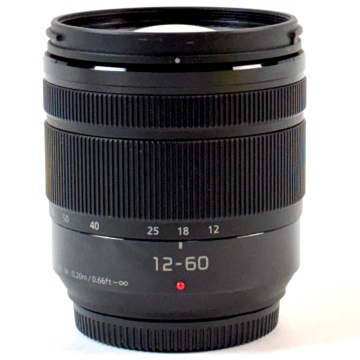 【1円】 パナソニック Panasonic LUMIX G VARIO 12-60mm F3.5-5.6 H-FS12060 一眼カメラ用レンズ（オートフォーカス） 【中古】