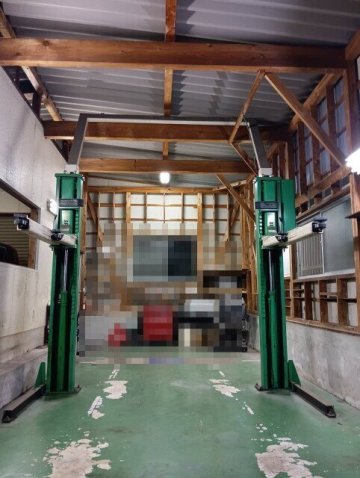 福岡県発【1円スタート！】ビシャモン スギヤス アーチリフト FF30N 門型 2柱リフト 3TON 動作良好 ※現地引き取り限定★ 九