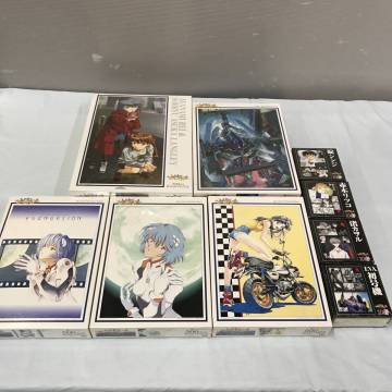 oq319 送料無料！未開封品 やのまん 新世紀エヴァンゲリオン ジグソーパズル まとめ 9点セット 500ピース&times;3 108&times;4 750&times;1 2040&times;1