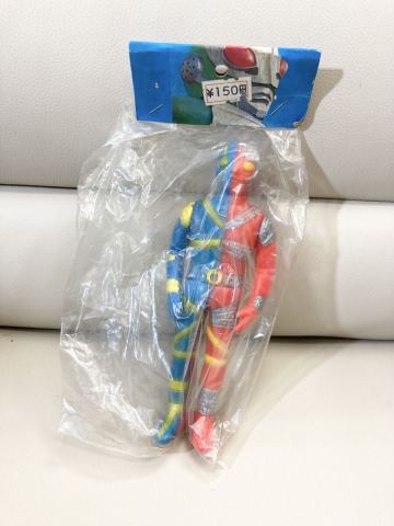 1円スタート キカイダー ソフビ フィギュア 人造人間 昭和 当時物 人造人間キカイダー 0111Ac