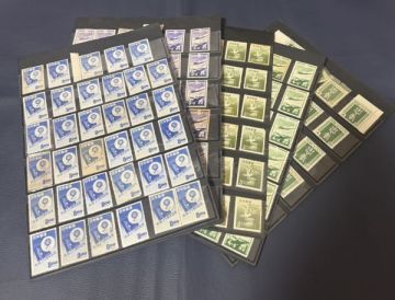 ♪日本切手/未使用　愛国切手・放送25周年記念・郵政記念日制定記念など♪rk236