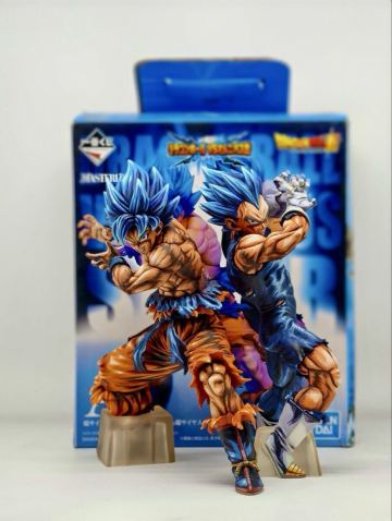 一番くじ ドラゴンボール VS オムニバス超 A賞 超サイヤ人ブルー 悟空＆ベジータ DBLEGENDS ゲームカラー アニメカラーリペイント