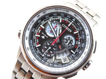 1円 シチズン H610-T015212 プロマスター SS ブラック文字盤 腕時計 メンズ 稼働 ソーラー LLRG 30985