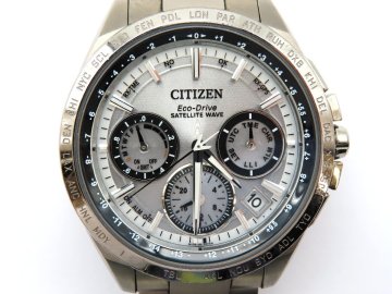 1円 シチズン F900-T021549/CC9010-66A アテッサエコドライブ TI シルバー文字盤 腕時計 稼働 ソーラー NERH 31854