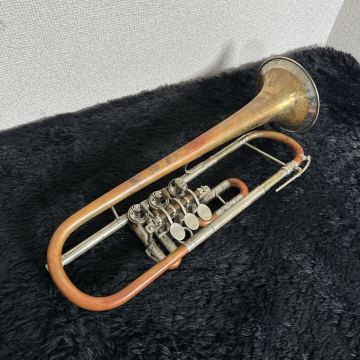 激レア ビンテージ 1円スタート J.Scherzer シェルツァー ロータリートランペット C管 ノーラッカー 旧ドイツ製 Germany 1円~