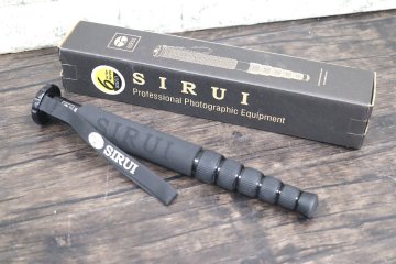 【行董】SIRUI シルイ P-306 アルミ1脚 Pシリーズ アルミ ６段 1脚 全高154㎝ 格納式 撮影 アウトドア TB594ABM04