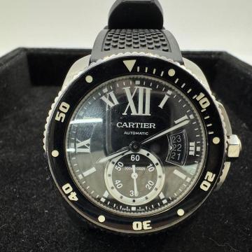 ［鑑定済］Cartier CALIBRE DE CARTIER DIVER 3729 稼動品　極美品　カルティエ腕時計　カルティエ時計　カルティエ