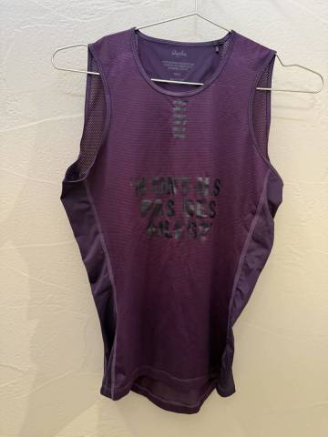 Rapha ラファ MEN'S PRO TEAM BASE LAYER - SLEEVELESS Dark Purple Sサイズ インナー ウエア