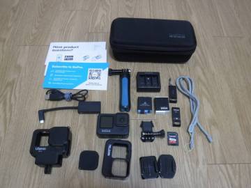 ★☆【美品】GoPro ゴープロ HERO 9 Black アクションカメラ 付属品多数　即使用可能☆★