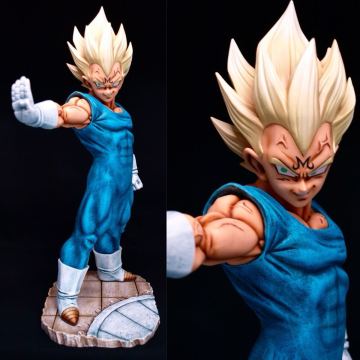 ドラゴンボール フィギュア リペイント ベジータ 腰分割部加工 台座制作 ドラゴンボールZ Grandista-MAJIN VEGETA- DRAGON BALL