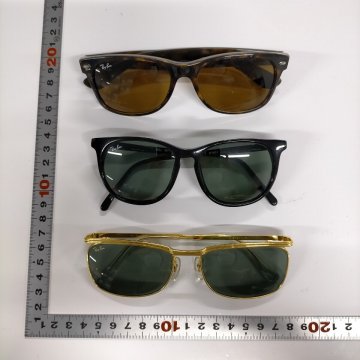Ray-Ban レイバン サングラス 3点セット ウェイファーラー系 ボストン／スクエア べっ甲柄 3608723 3608723