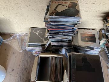 ジャズ レコード ５箱（約 400枚）セット　JAZZ 日本盤 輸入盤 帯付き OBI 見本盤 等 