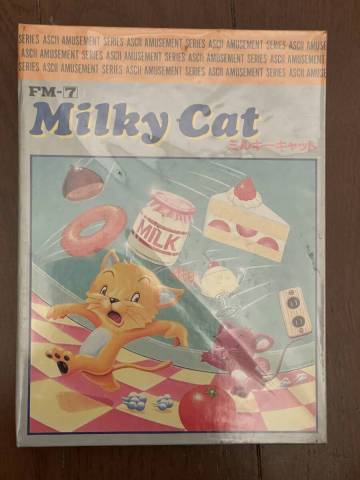 ミルキーキャット　Milky Cat　アスキー　ASCII　富士通　FUJITSU　FM-7　動作確認済　ジャンク扱い