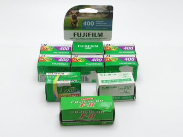 ★ハローカメラ★0030 フジフイルム24EX ASA400 他 合計９本 未使用：期限切れ 1円スタート　即決あり