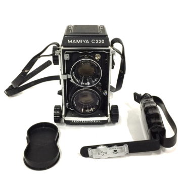 1円 MAMIYA C220 PROFESSIONAL MAMIYA-SEKOR F2.8 80mm 二眼レフフィルムカメラ 動作確認済み C281620