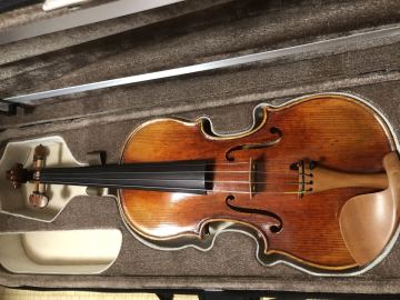 オイルニス 4/4 バイオリン 工房製 ヴァイオリン ケース付