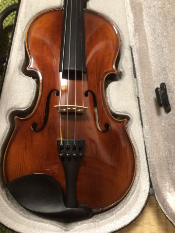 詳細不明 フルサイズ バイオリン 4/4 ヴァイオリン ケース付き