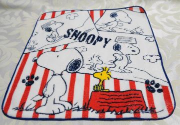 ◇スヌーピー^♪ミニタオル　ホワイト調