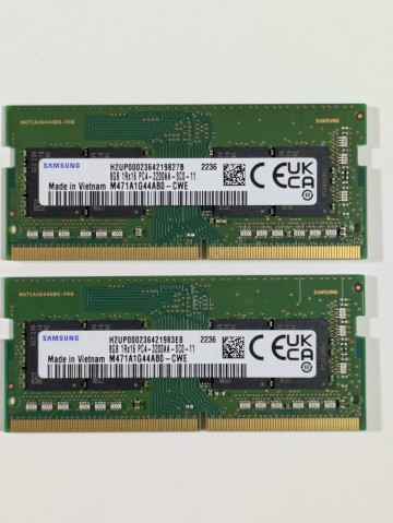 SAMSUNG DDR4 ノートPC メモリ PC4-3200AA 8Gb 2枚組 計16GB