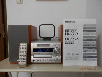 ONKYO オンキョウ CD＆MDシステムコンポ FR-X7A メンテナンス済み リモコン付き動作確認済みです