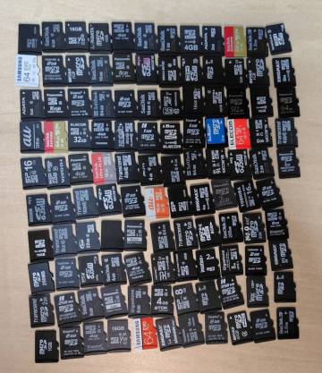microSDカード（マイクロSDカード)115枚 容量いろいろ中古まとめ売り