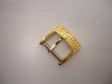 時計祭 ブランド祭 SEIKO セイコー KING SEIKO キングセイコー ファースト用 尾錠のみ 約15mm 中古品 ゴールドカラー