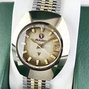【1円〜】RADO ラドー 腕時計 メンズ AT 自動巻 BALBOA バルボア 超硬ケース 3面カットガラス デイト 可動品