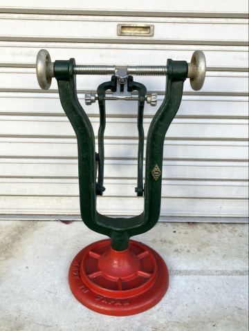 ビンテージ HTK タナカ 振れ取り台 バランサー スポーク ホイール リム 自転車 調整工具 工具 ビンテージ ピスト ロードバイク 昭和レトロ