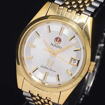 1円 稼働 ラドー ゴールデンホース 633.3673.2 AT/自動巻 シルバー文字盤 メンズ腕時計 5200300 1APT MST