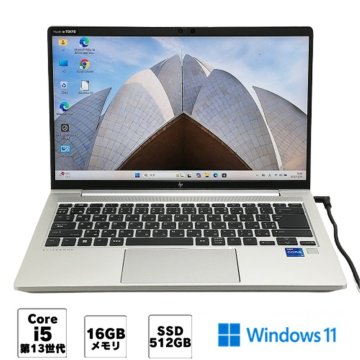 1円~ 中古美品 2023年製 Wi-Fi有 高速SSD搭載 ノートパソコン HP 640 G10 Core i5 1335U 16GB 512GB 無線LAN Bluetooth Windows11 Office済