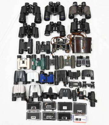 H618●大量 双眼鏡 単眼鏡 38点 重量約10.45kg まとめてセット Nikon Kenko MINOLTA Vixen FOKAL SUPER ZENITH Super Star tasco HOYA等