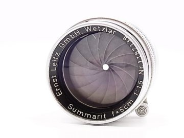 z027LEICA ライカ　 Ernst Leitz GmbH wetzlar Summarrit 5cm f1.5 USED
