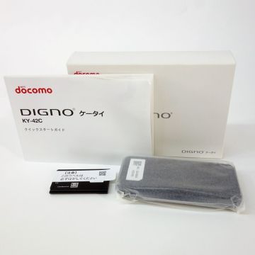 112 【未使用】docomo DIGNO ケータイ KY-42C ブラック 利用〇