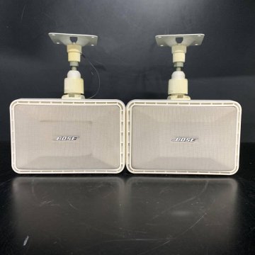 BOSE 101MMW フルレンジモニタースピーカー ペア 壁掛け・据え置き 小規模拡声向け 取付金具付◆動作品