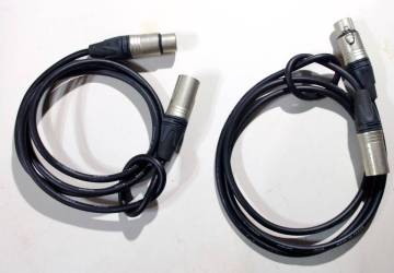 キャノンケーブル　オスメス　130cm 2本