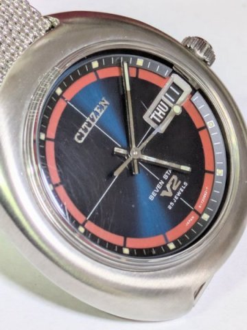 ★売切！ デッドストック級 動確◆腕時計◆【シチズン セブンスター V2/CITIZEN SEVENSTAR V2】4-720130-K 25石 メンズ 昭和 レトロ ★4