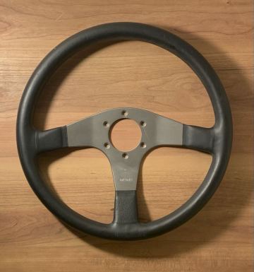 MOMO ステアリング 本革 レザー 35&phi; D35 イタリア製 KBA70116