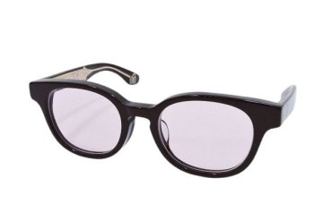 【美品】JINS&times;ドラゴンボール ブルマモデル UCF-25S-102 51□20-148 ブラック 度なし メガネ 箱付き 展示品[C162L002]