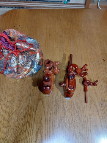 竿かけ大砲万力、玉置万力セツト　 ヘラブナ