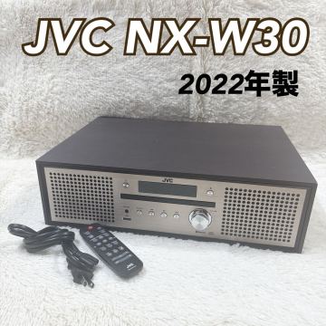 JVCケンウッド JVC NX-W30 ミニコンポ Bluetooth 4.2 EDR 搭載 ウッドキャビネット ウォールナット ONEBODY CD/FM/USB/スマホ対応