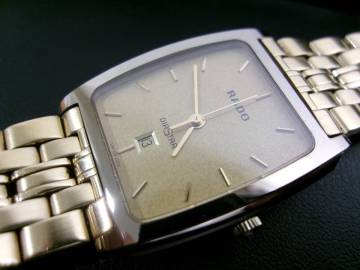 RADO ラドー DIA STAR ダイアスター 152.0420.3 クォーツ メンズ 腕時計 稼働品 文字盤 ゴールドカラー 現状品 激安 1円スタート