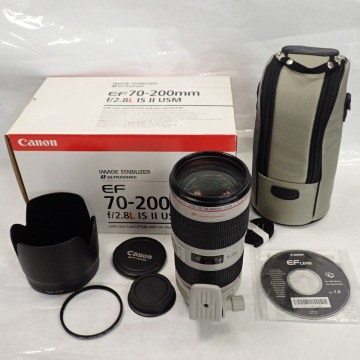 Th1005291 キャノン 望遠ズームレンズ EF70-200mm F2.8L IS II USM 一眼カメラ用レンズ canon 良好・中古