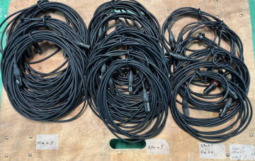 ＜売り切り１８本セット＞　マイクケーブル 