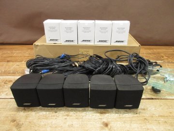 【JP-5471】BOSE ACOUSTIMASS Cube Speaker 5個セット 元箱付 同梱可 東京引取可 現状品【千円市場】